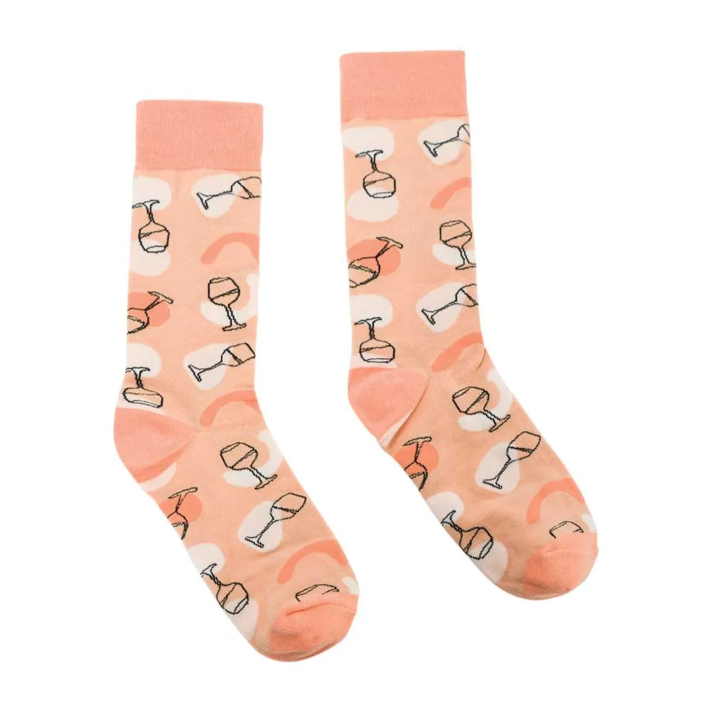 Boxed Jacquard Socks - Give Me Rose