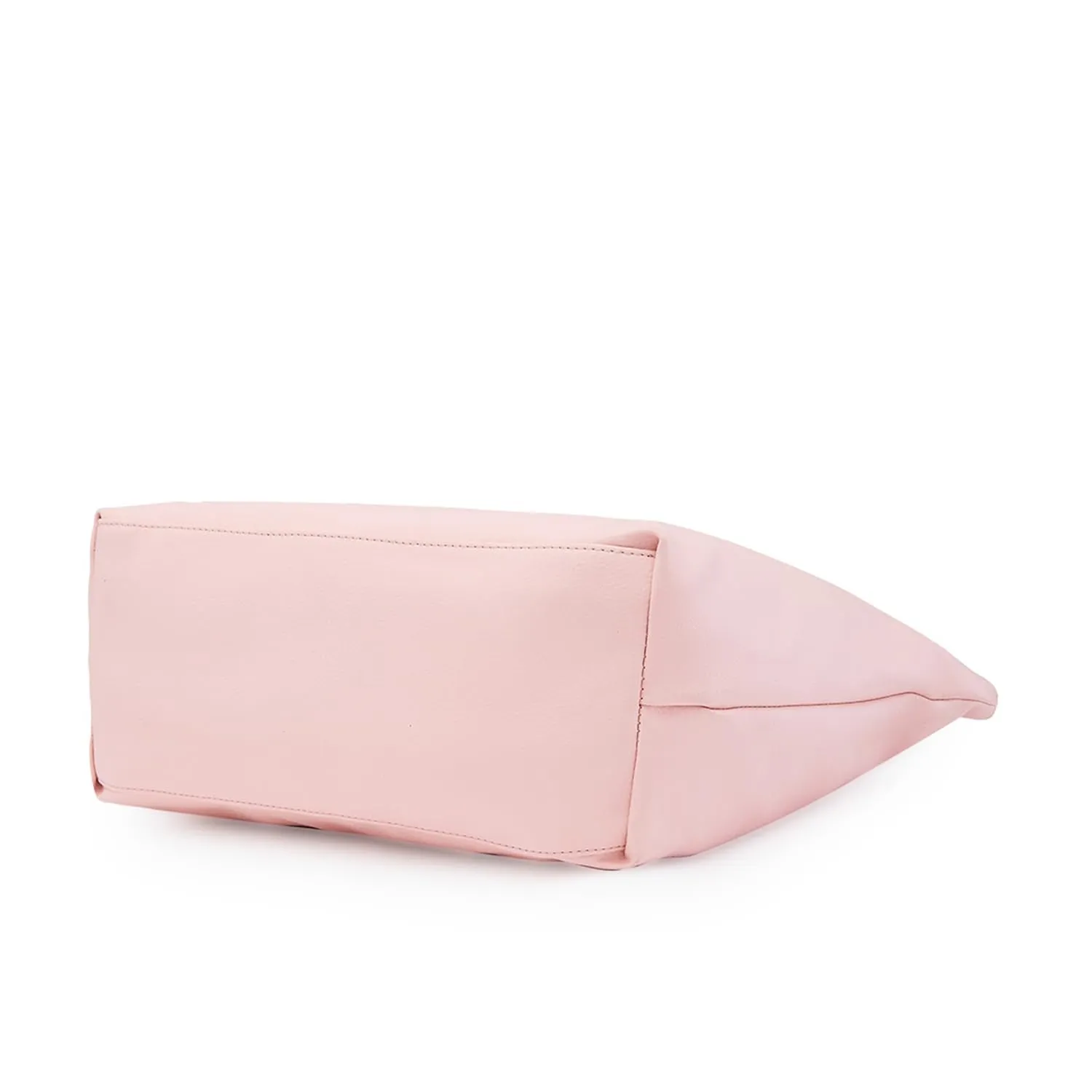 Caprese Ivy Tote Bag, Large-Peach | Stylish Handbag for Women | Spacious, Versatile Office & Daily Essentials Tote | Top Zip Closure