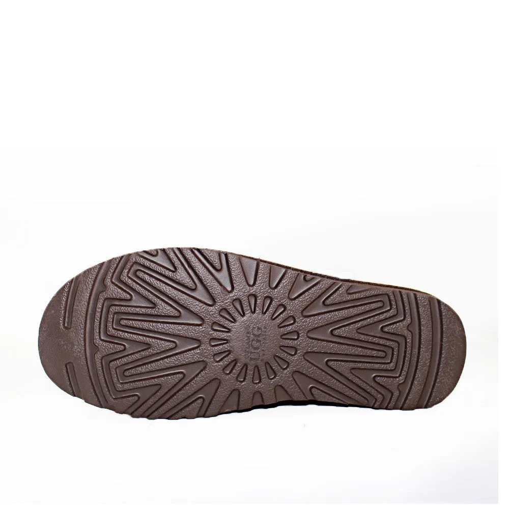 Crystal Button Ugg Boot - Chocolate