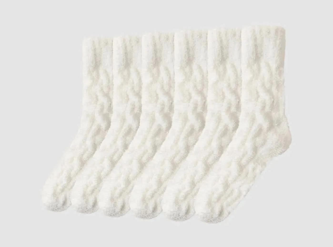 FitVille Unisex Cozy Fuzzy Socks 3-Pair Bundle