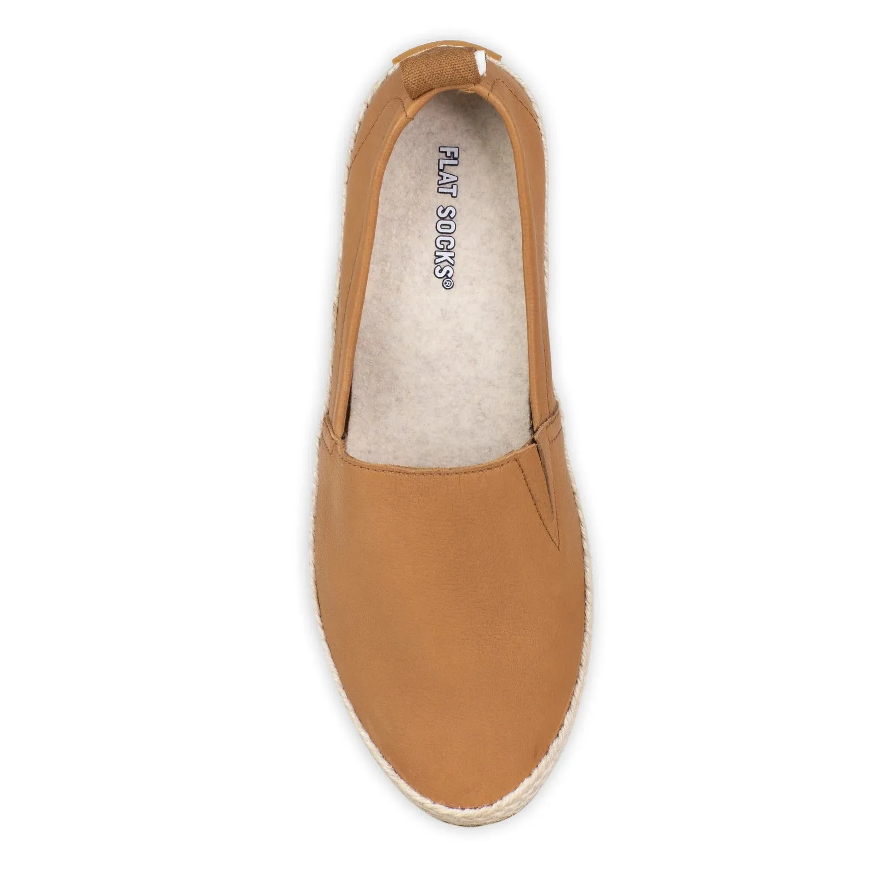 FLAT SOCKS SAND MICRO WOOL - WOMENS