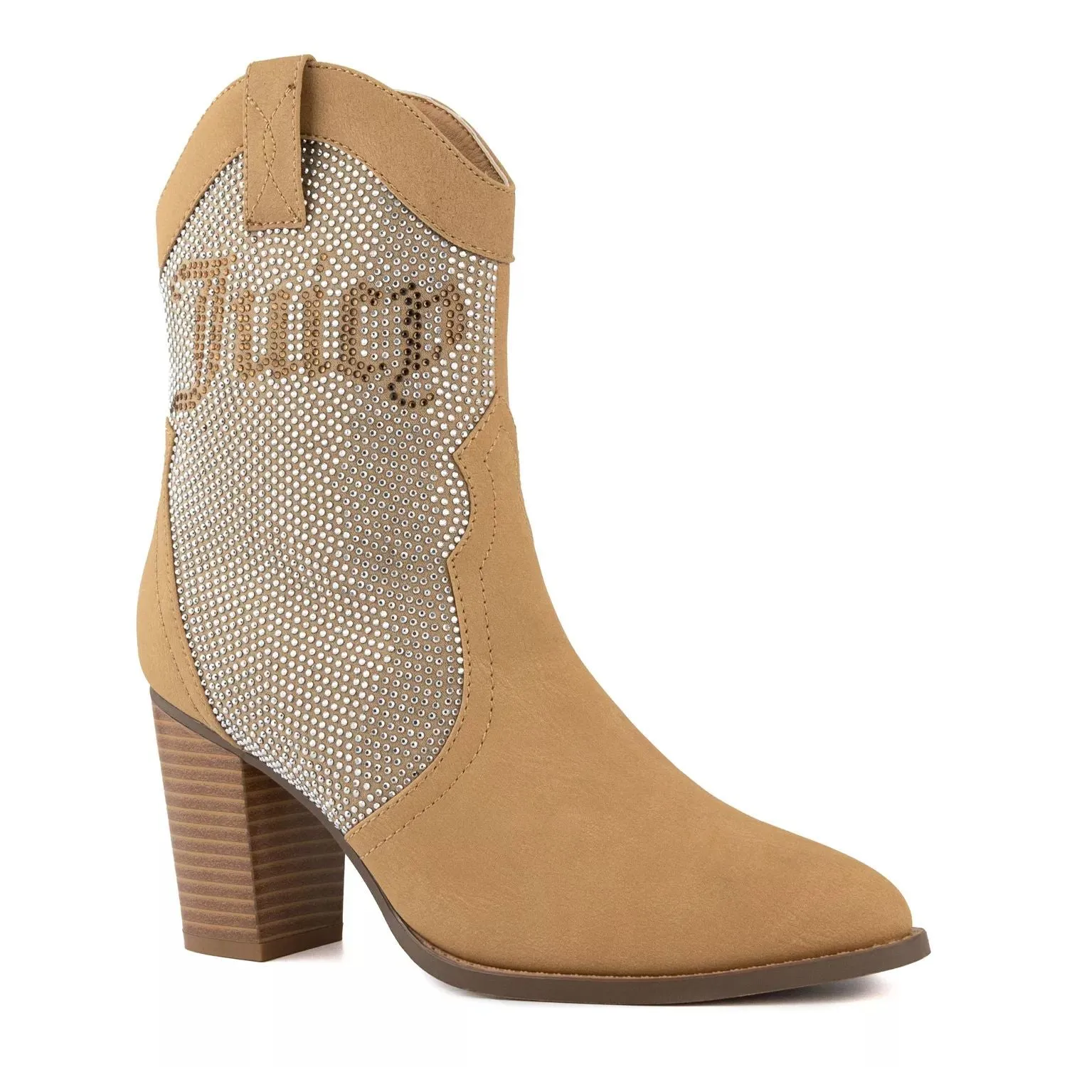Juicy Couture Tamra Juicy Couture Women's Western Boots, Beige