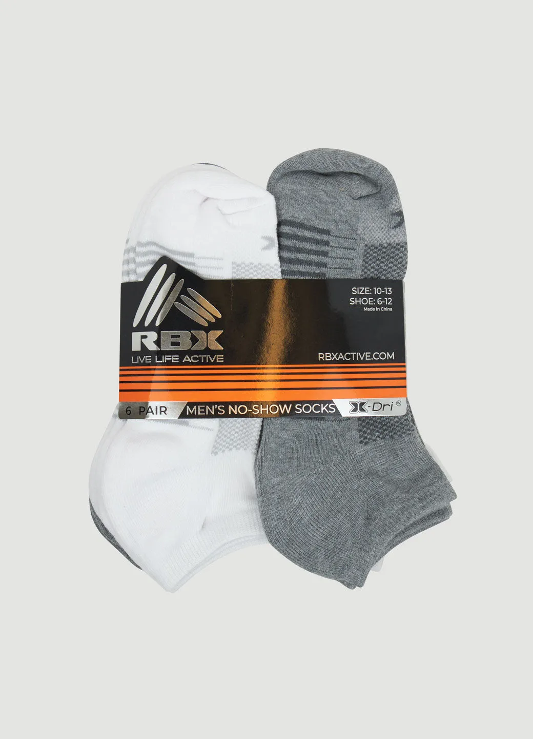 Men's 6-Pack No Show Socks