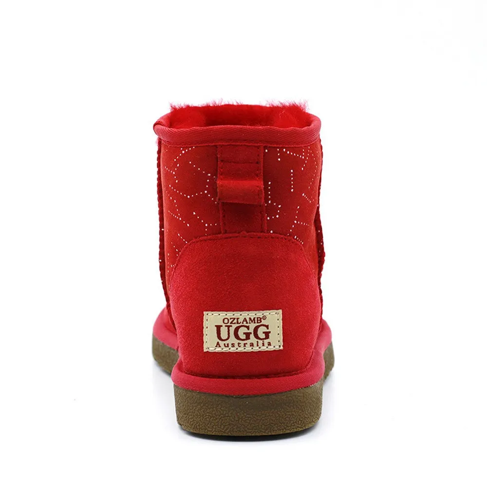 Starsky Short Ugg Boot - Red
