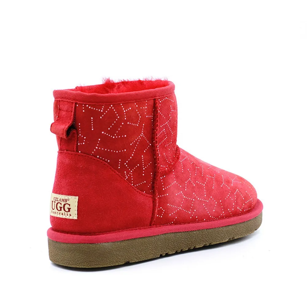 Starsky Short Ugg Boot - Red